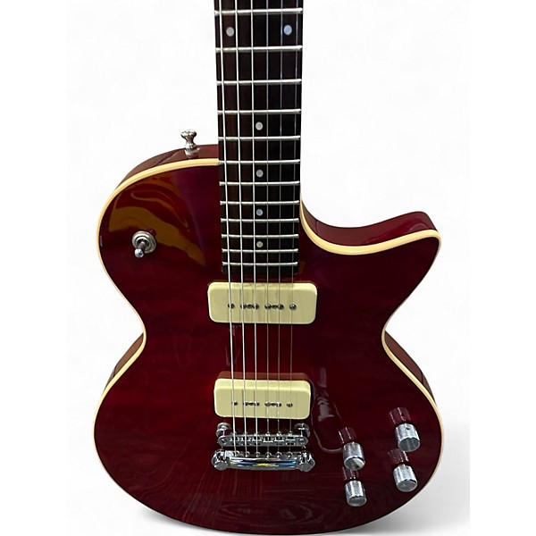 Used Guild BLUES 90 QUILTED RED Solid Body Electric Guitar