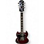 Used Epiphone SG Standard Left Handed Cherry Electric Guitar thumbnail