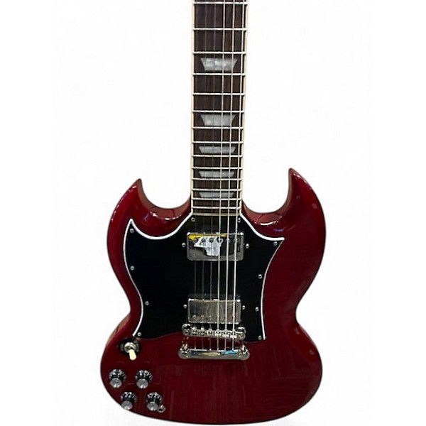 Used Epiphone SG Standard Left Handed Cherry Electric Guitar
