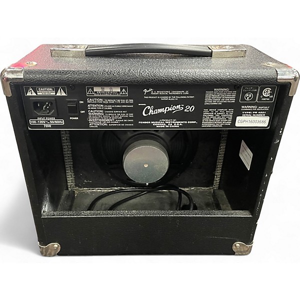 Used Fender Champion 20 Guitar Combo Amp