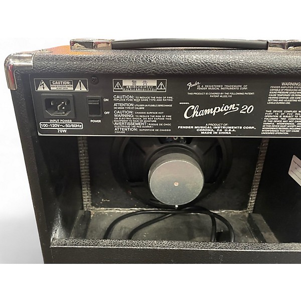 Used Fender Champion 20 Guitar Combo Amp