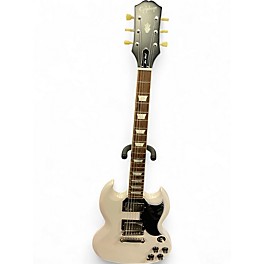 Used Epiphone 1961 les paul SG White Solid Body Electric Guitar