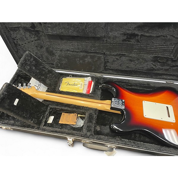 Used 2010s Fender 60th Anniversary Stratocaster 3 Tone Sunburst Solid Body Electric Guitar