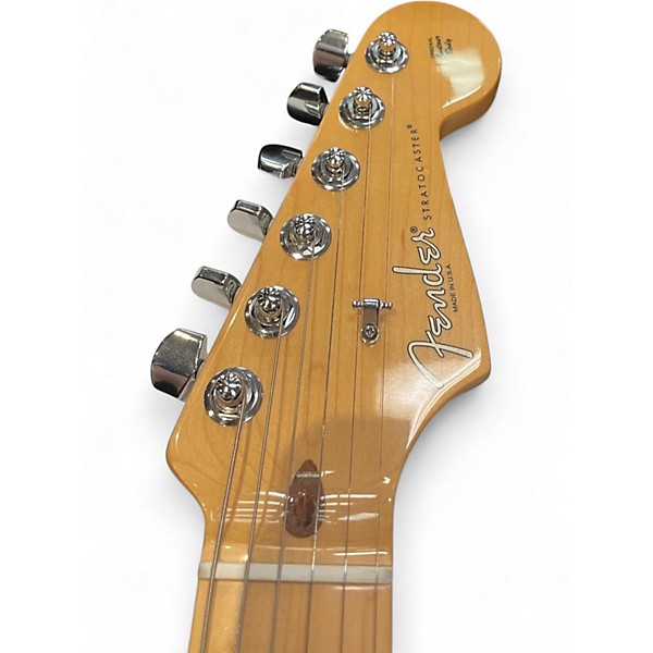 Used 2010s Fender 60th Anniversary Stratocaster 3 Tone Sunburst Solid Body Electric Guitar