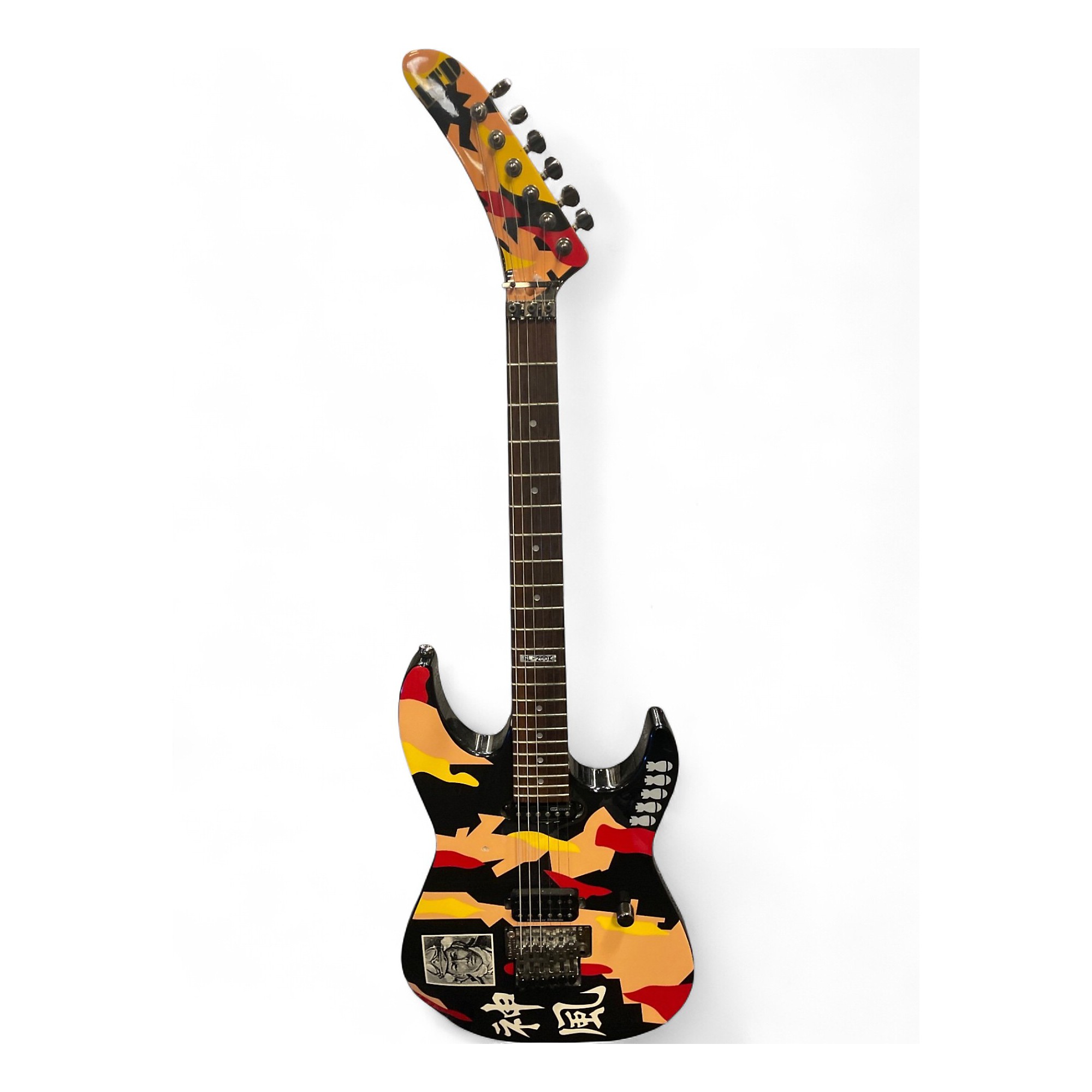 Used ESP LTD GL200K George Lynch Kamikaze Desert Camo Solid Body