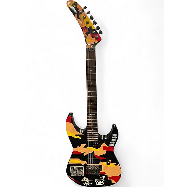 Used ESP LTD GL200K George Lynch Kamikaze Desert Camo Solid Body Electric Guitar