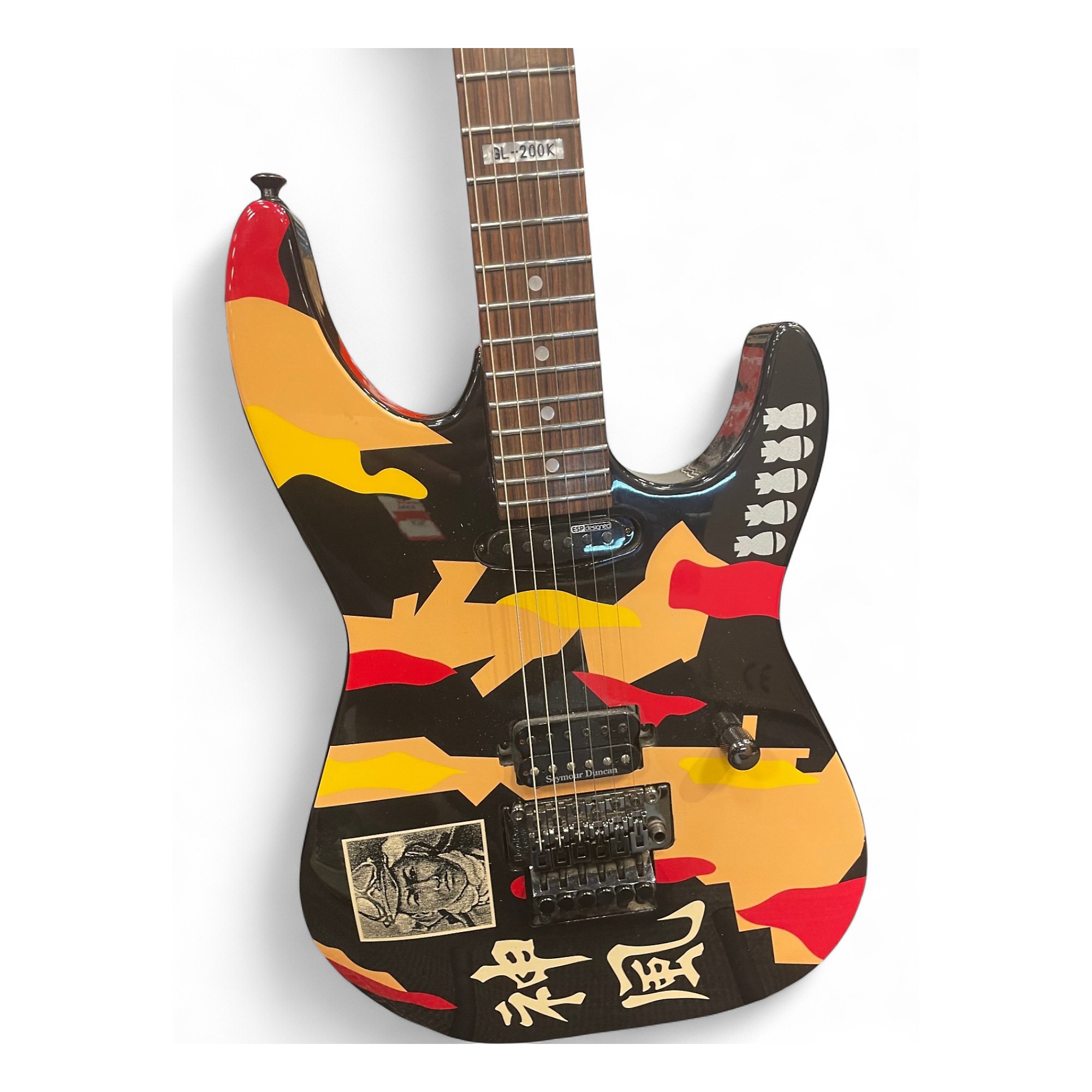 激レア!!!オリジナル Dieter Meier EP Swiss PUNK Used ESP LTD GL200K George Lynch Kamikaze Desert Camo Solid Body
