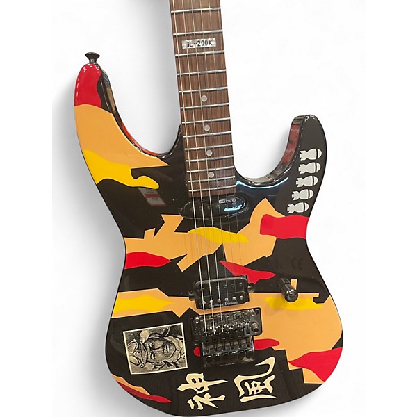 Used ESP LTD GL200K George Lynch Kamikaze Desert Camo Solid Body Electric Guitar