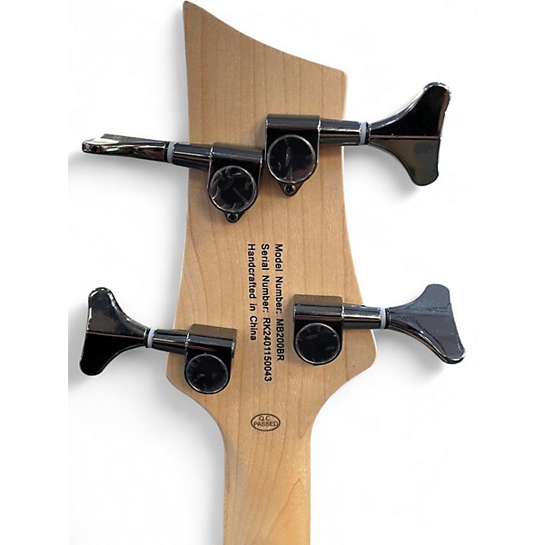 Used Mitchell MB200 Burgundy Electric Bass Guitar