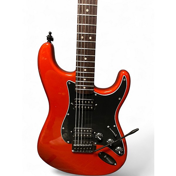 Used Squier Bullet Stratocaster HH Copper Sparkle Solid Body Electric Guitar