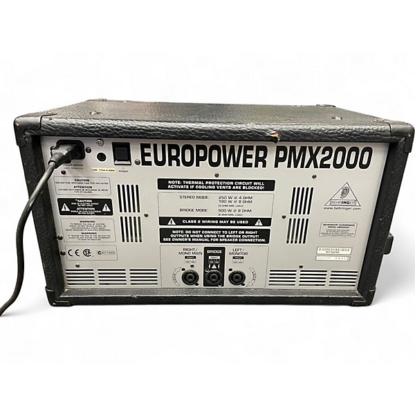 Used Behringer PMX2000 Powered Mixer