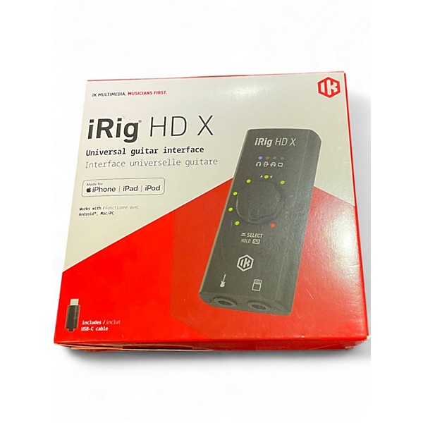 Used IK Multimedia irig hd x