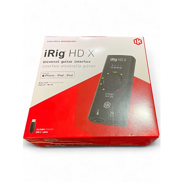 Used IK Multimedia irig hd x