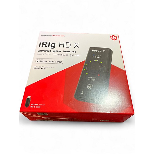 Used IK Multimedia irig hd x