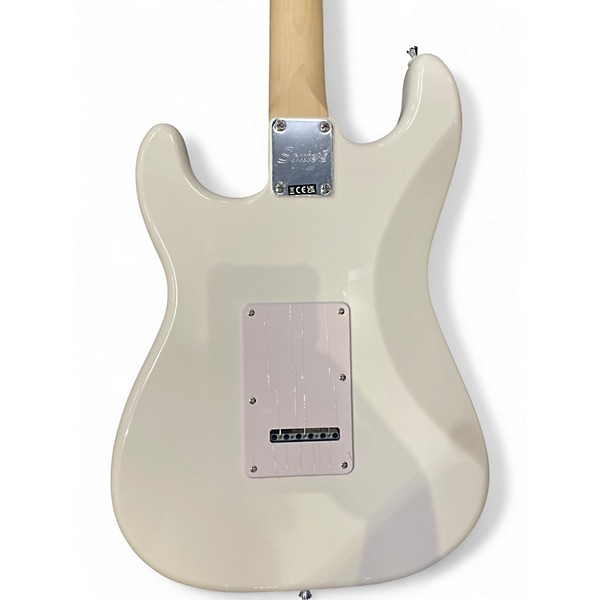 Used Squier Sonic Stratocaster Arctic White Solid Body Electric Guitar