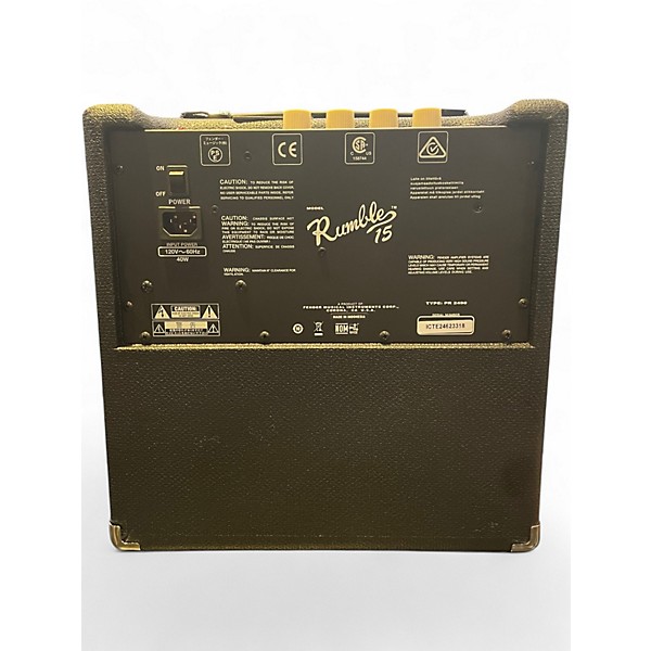 Used Fender Rumble 15 15W 1X8 Bass Combo Amp