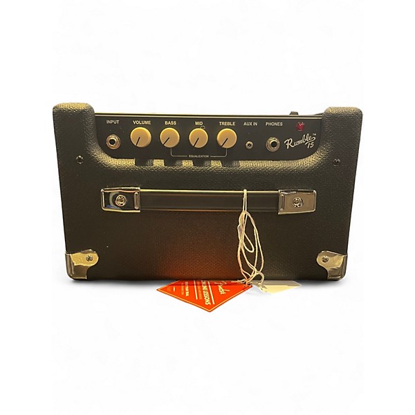 Used Fender Rumble 15 15W 1X8 Bass Combo Amp