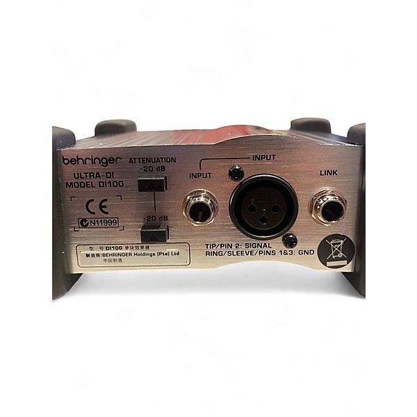 Used Behringer DI100 Direct Box