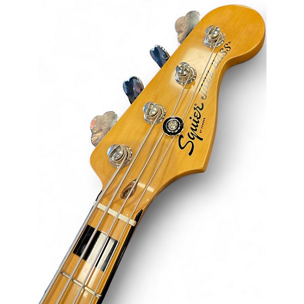 Used Squier Classic Vibe 70s Jazz Bass Natural Electric Bass Guitar