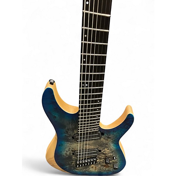 Used Schecter Guitar Research Reaper 7-MS Sky Burst Solid Body Electric Guitar
