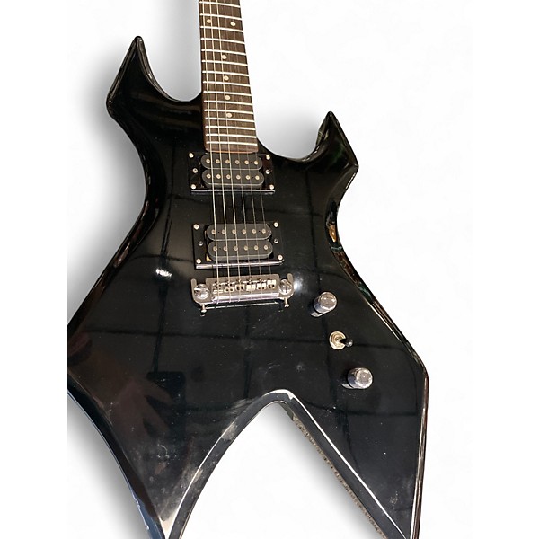 Used B.C. Rich Bronze Series Warlock BLACK Solid Body Electric Guitar