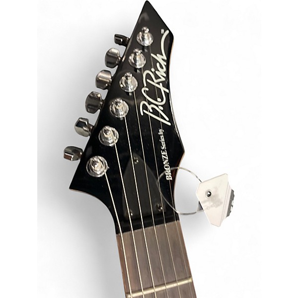 Used B.C. Rich Bronze Series Warlock BLACK Solid Body Electric Guitar