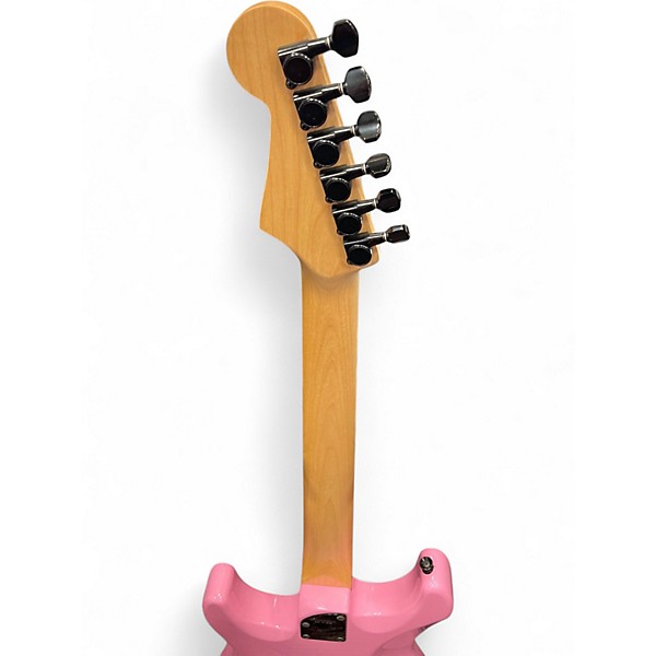 Used Fender Limited Edition HM Stratocaster Pink Solid Body Electric Guitar