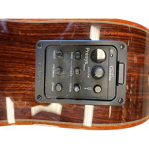 Used Cordoba Fusion Orchestra CE Antique Natural Classical Acoustic Electric Guitar