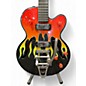 Used Epiphone Flamekat Hot Rod Flame Graphic Hollow Body Electric Guitar thumbnail