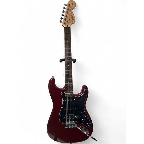 Used Squier Affinity Stratocaster Metallic Red Solid Body Electric Guitar
