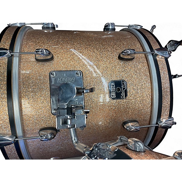 Used Gretsch Drums 4 Piece Catalina Club Champagne Sparkle Drum Kit