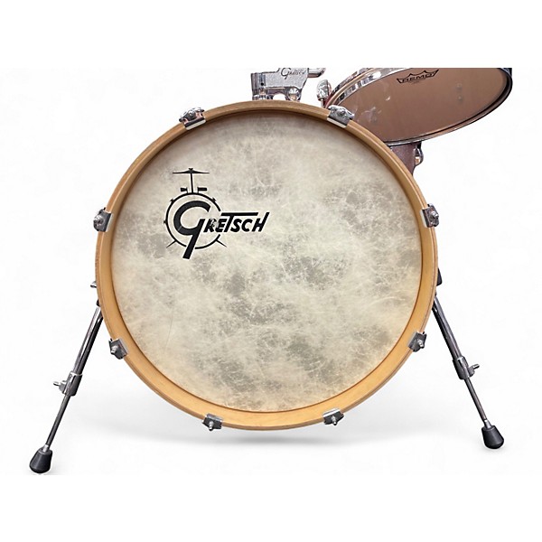 Used Gretsch Drums 4 Piece Catalina Club Champagne Sparkle Drum Kit