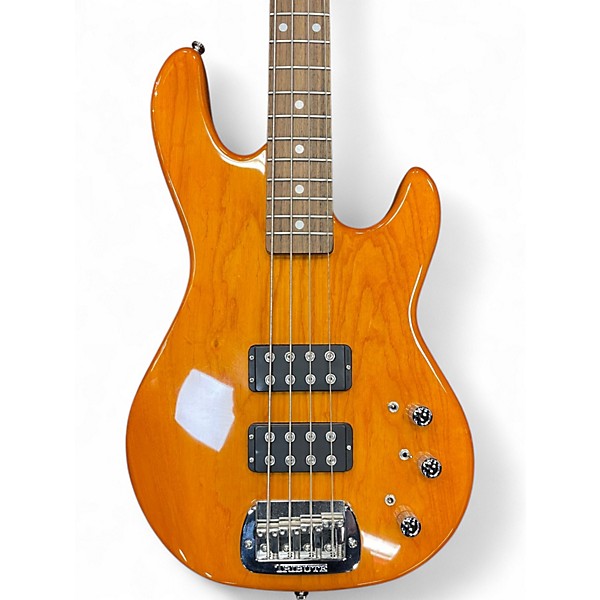 Used G&L L-2000 CLEAR ORANGE Electric Bass Guitar