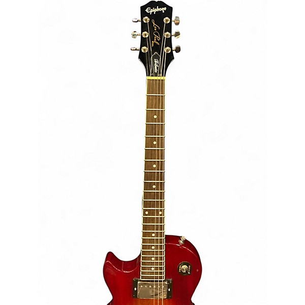 Used Epiphone Les Paul Tribute Left Handed Cherry Sunburst Electric Guitar