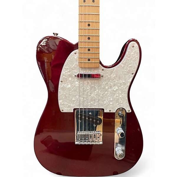 Used Fender STANDARD TELECASTER Wine Red Solid Body Electric Guitar