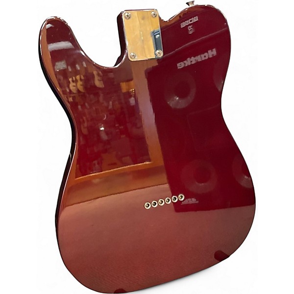 Used Fender STANDARD TELECASTER Wine Red Solid Body Electric Guitar
