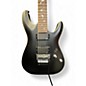 Used Schecter Guitar Research Damien Platinum Satin Black Solid Body Electric Guitar