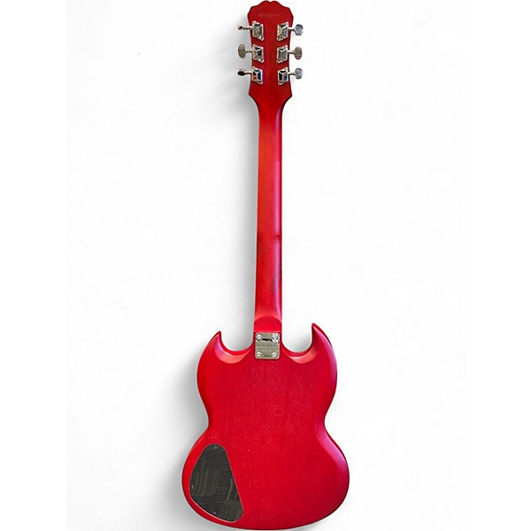 Used Epiphone SG Cherry Solid Body Electric Guitar