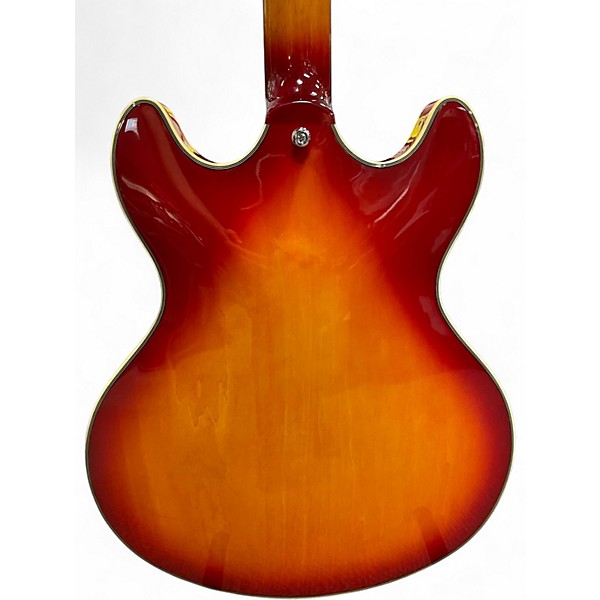 Used Sire H7 Cherry Sunburst Hollow Body Electric Guitar