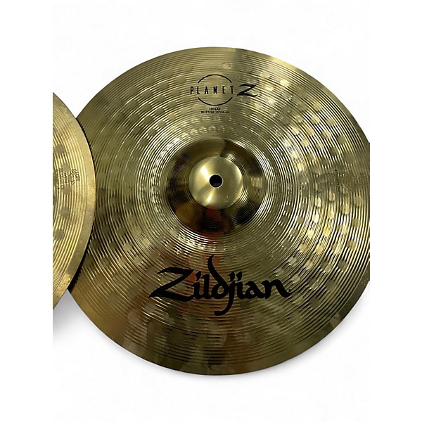 Used Zildjian 14in Planet Z Hi Hat Pair Cymbal