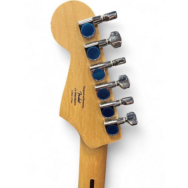 Used Squier Standard Stratocaster Black Solid Body Electric Guitar