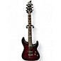 Used Schecter Guitar Research hellraiserDLX Chrome Red Metallic Solid Body Electric Guitar thumbnail