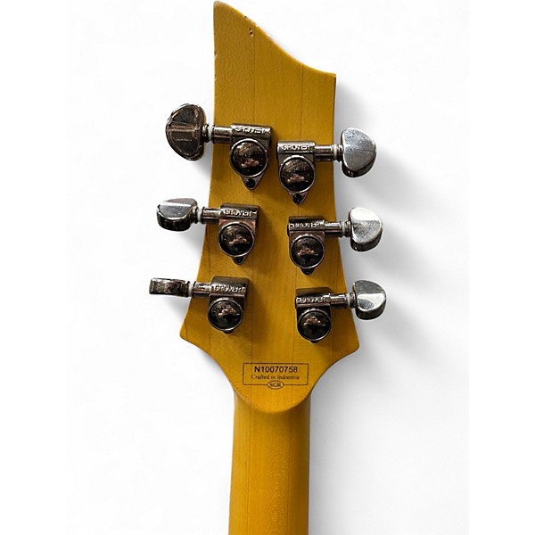 Used Schecter Guitar Research hellraiserDLX Chrome Red Metallic Solid Body Electric Guitar