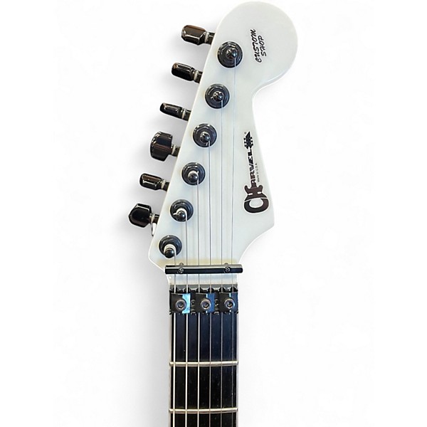 Used Charvel SAN DIMAS SNOW WHITE Solid Body Electric Guitar