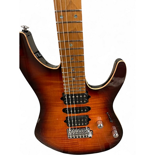 Used Ibanez PRESTIGE AZ2407F BROWNISH SPHALERITE Solid Body Electric Guitar