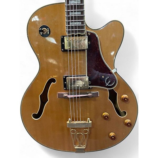 Used Epiphone Joe Pass Emperor II Natural Hollow Body Electric Guitar