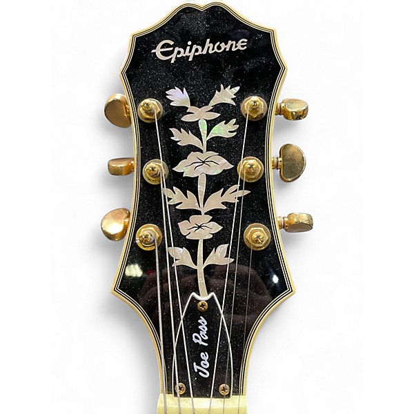Used Epiphone Joe Pass Emperor II Natural Hollow Body Electric Guitar