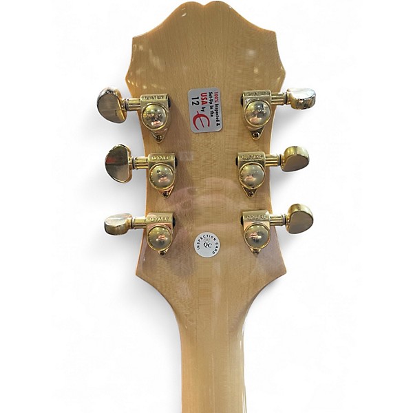 Used Epiphone Joe Pass Emperor II Natural Hollow Body Electric Guitar