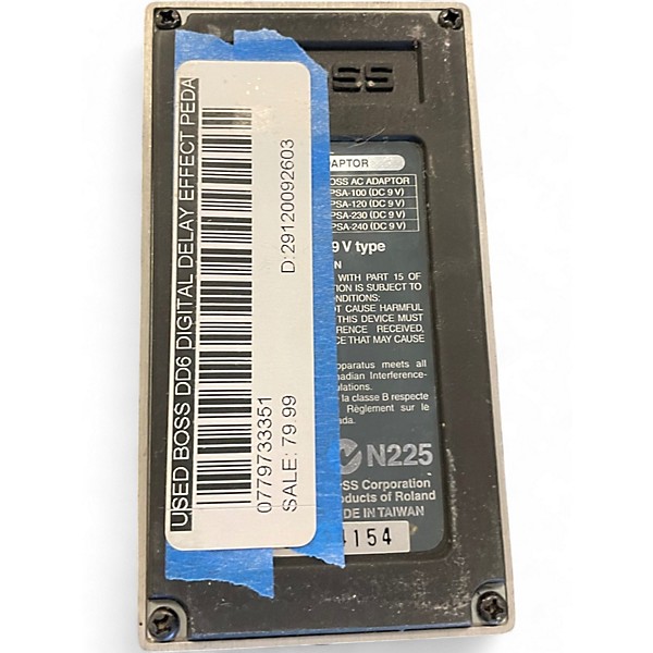 Used BOSS DD6 Digital Delay Effect Pedal