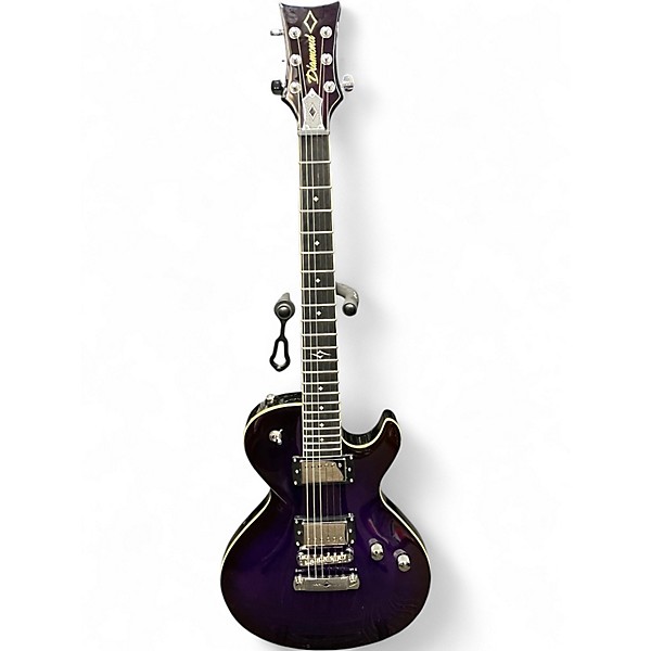 Used Diamond Bolero EX Trans Purple Solid Body Electric Guitar